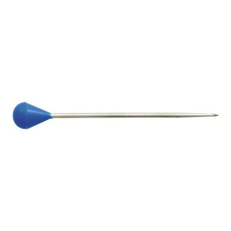 4/0 x 50mm Plastic Headed Upholstery Pin – Blue