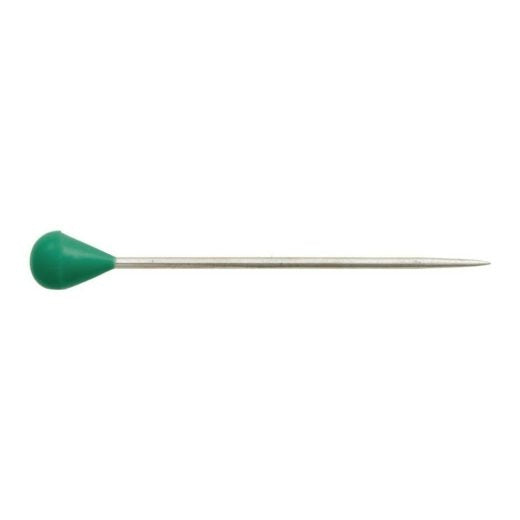 4/0 x 50mm Plastic Headed Upholstery Pin – Green