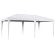 Outsunny 6 x 3(m) Garden Large Gazebo Canopy Waterproof Outdoor Party Tent Marquee