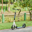 HOMCOM Folding Kids Kick Scooter Ride on Toys-Blue