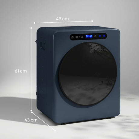 HOMCOM 5kg Compact 40-60C  Tumble Dryer Blue