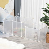 PawHut Pet Playpen DIY Small Animal Cage Open Enclosure Portable Plastic Fence 12 Panels for Hedgehog Guinea Pig White