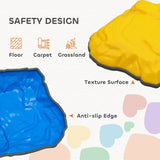 AIYAPLAY Balance Stepping Stones for Kids with Non-Slip Bottom, Indoor Outdoor Obstacle Course for Ages 3-8 Years, Multicoloured