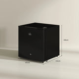 HOMCOM 46 Litre Lockable Countertop Fridge - Black