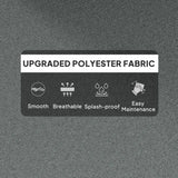 Outsunny 115 x 56cm Rocking Chair Padded Seat Cushion - Light Grey