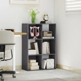 HOMCOM 6-Cube Bookshelf - Grey