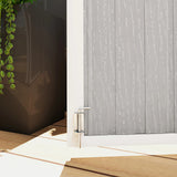 Outsunny 4.7 x 2.5FT Garden Shed, Lockable Outdoor Storage with Openable Lid, Small Shed for 2 Trash Cans, Tools, Patio, Light Grey