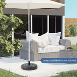 22 Inch Fillable Heavy-Duty Round Patio Umbrella Base Stand