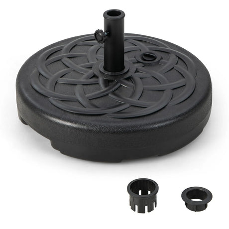 22 Inch Fillable Heavy-Duty Round Patio Umbrella Base Stand