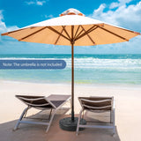 22 Inch Fillable Heavy-Duty Round Patio Umbrella Base Stand