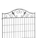 Outsunny Garden Decorative Fence 4 Panels 44in x 12ft Metal Wire Landscape Border Edging