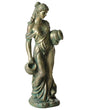 Decorative Figurine Green MgO 115 cm Accent Piece Woman Statue Indoor Outdoor Decoration Living Room Beliani