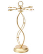 Standing Wine Glass Rack Gold Iron 43 x 33 x 14 cm for Glasses Modern Style Dining Room Beliani