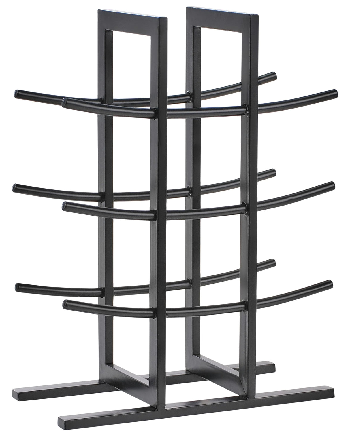Wine Shelf Black Metal Iron 40 x 30 x 15 cm for Bottles Modern Style Kitchen Dining Room Beliani