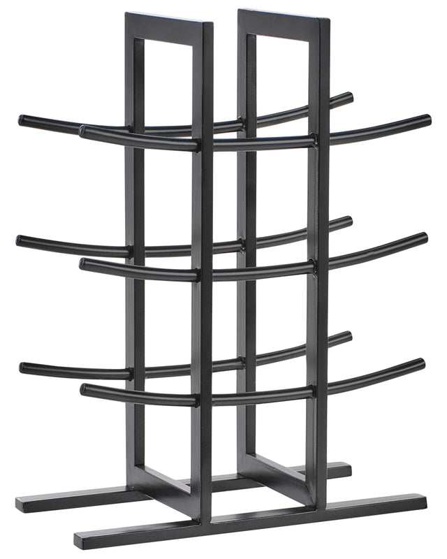 Wine Shelf Black Metal Iron 40 x 30 x 15 cm for Bottles Modern Style Kitchen Dining Room Beliani