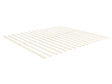 Slatted Bed Base Light Wood EU Single Size 5ft3 32 Flat Support Slats Rolled Beliani