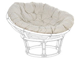 Outdoor Seat Cushion Light Beige Polyester Cotton for Garden Chair Rocking Chair Boho Style Garden Patio Balcony Beliani