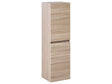 Bathroom Wall-Mounted Cabinet Light Brown MDF 120 x 35 x 30 cm with 2 Shelves Scandinavian Beliani