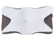 Bed Pillow White Memory Foam Filling 64 x 34  cm Breatable Cooling Cover Orthopedic Contoured Beliani