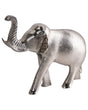 Decorative Figurine Silver Metal Animal Ornament Elephant for Displaying Decorative Ornament Beliani