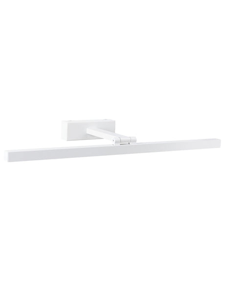 Picture Light Mirror Lamp White Powder Coated LED Metal Horizontal Bathroom Living Room Modern Wall Lamp Beliani