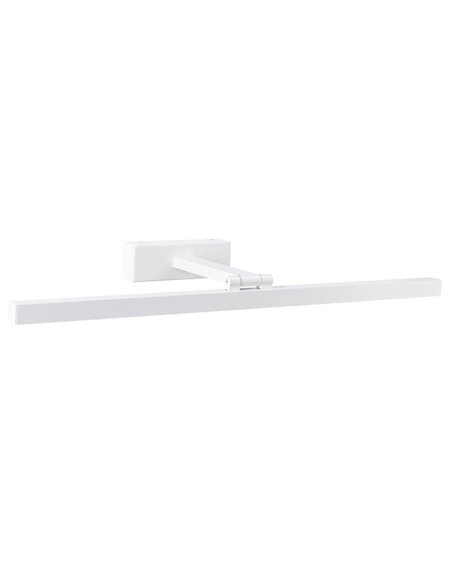 Picture Light Mirror Lamp White Powder Coated LED Metal Horizontal Bathroom Living Room Modern Wall Lamp Beliani
