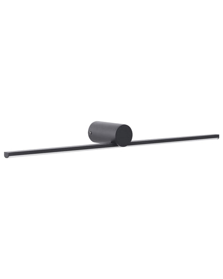 Picture Light Mirror Lamp Black LED Metal Horizontal Bathroom Living Room Modern Wall Lamp Beliani