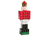 Christmas Decoration Multicolour Wooden 24 Small Drawers Nutcracker Advent Calendar Beliani