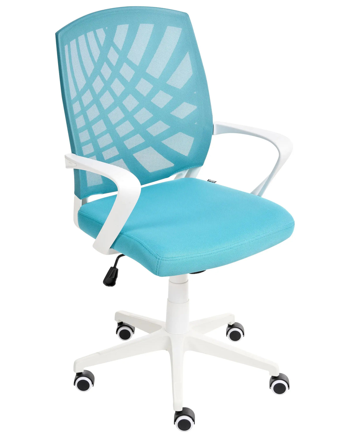 Office Chair Blue Fabric Mesh Swivel Kids Desk Computer Adjustable Height Beliani