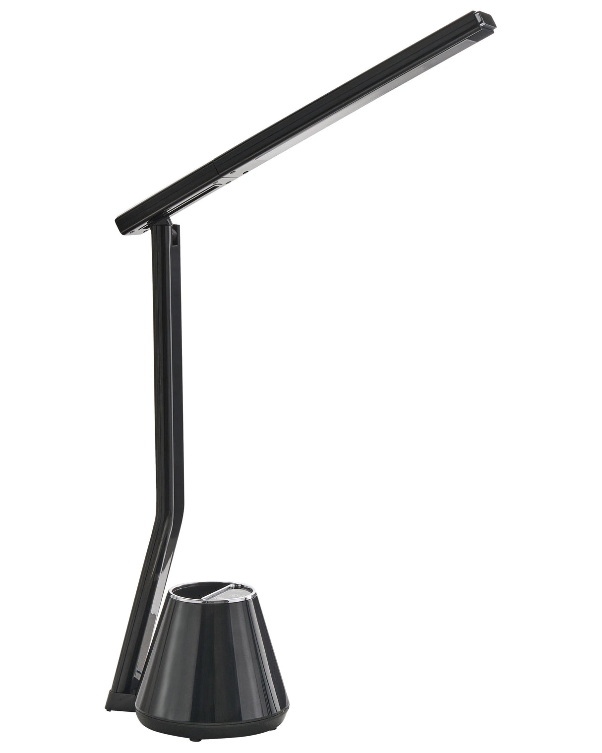 LED Desk Lamp Black Synthetic Material 3 CCT Modes Dimmer with Pen Holder Adjustable Shade Modern Desk Lamp Home Office Beliani