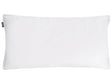 Bed Pillow White Cotton Duck Down and Feathers 40 x 80 cm Medium Soft Beliani