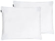 Set of 2 Bed Pillow White Cotton Duck Down and Feathers 50 x 60 cm Medium Soft Beliani