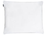 Bed Pillow White Cotton Duck Down and Feathers 50 x 60 cm Medium Soft Beliani