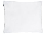 Bed Pillow White Cotton Duck Down and Feathers 50 x 60 cm High Medium Soft Beliani