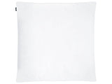 Bed Pillow White Cotton Duck Down and Feathers 80 x 80 cm High Medium Soft Beliani