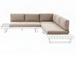 Outdoor Cushion Cover Set Taupe Fabric Sofa Seat Back Side Pillow Cases Beliani