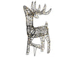 Garden LED Decoration Black Indoor Outdoor Reindeer Seasonal Accessory Home Dcor with Lights Beliani