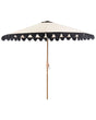 Garden Market Parasol Beige Polyester Fabric Aluminium Pole   2.70 m Stylish Modern Beliani
