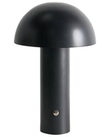 Table Lamp Black LED Wireless Iron Indoor Outdoor Mushroom Modern Beliani