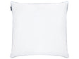 High Bed Pillow Triple Compartment  White Duck Feather and Down 80 x 80 cm Premium Cotton Casing Down Surround Pillow Beliani