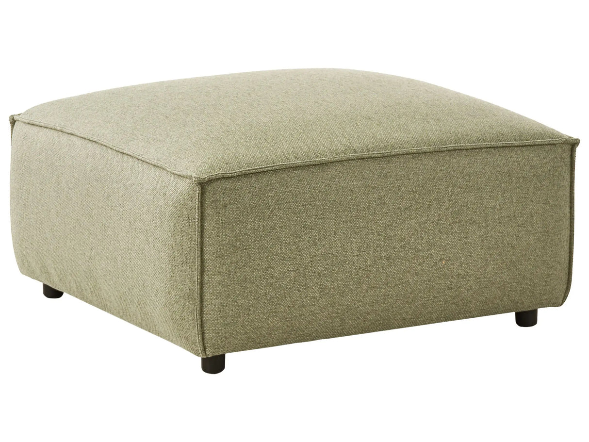 Ottoman Light Green Fabric Living Room Modern Beliani