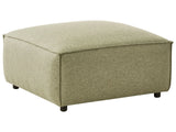 Ottoman Light Green Fabric Living Room Modern Beliani