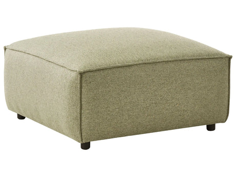 Ottoman Light Green Fabric Living Room Modern Beliani
