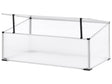 Garden Greenhouse Silver Polycarbonate Sheets Aluminum Frame UV Protection Beliani