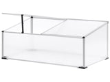 Garden Greenhouse Silver Polycarbonate Sheets Aluminum Frame UV Protection Beliani