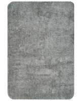 Bath Mat Grey Microfibre 60 x 90 cm Non-Slip Backing Soft Rectangular Bathroom Accessories Beliani