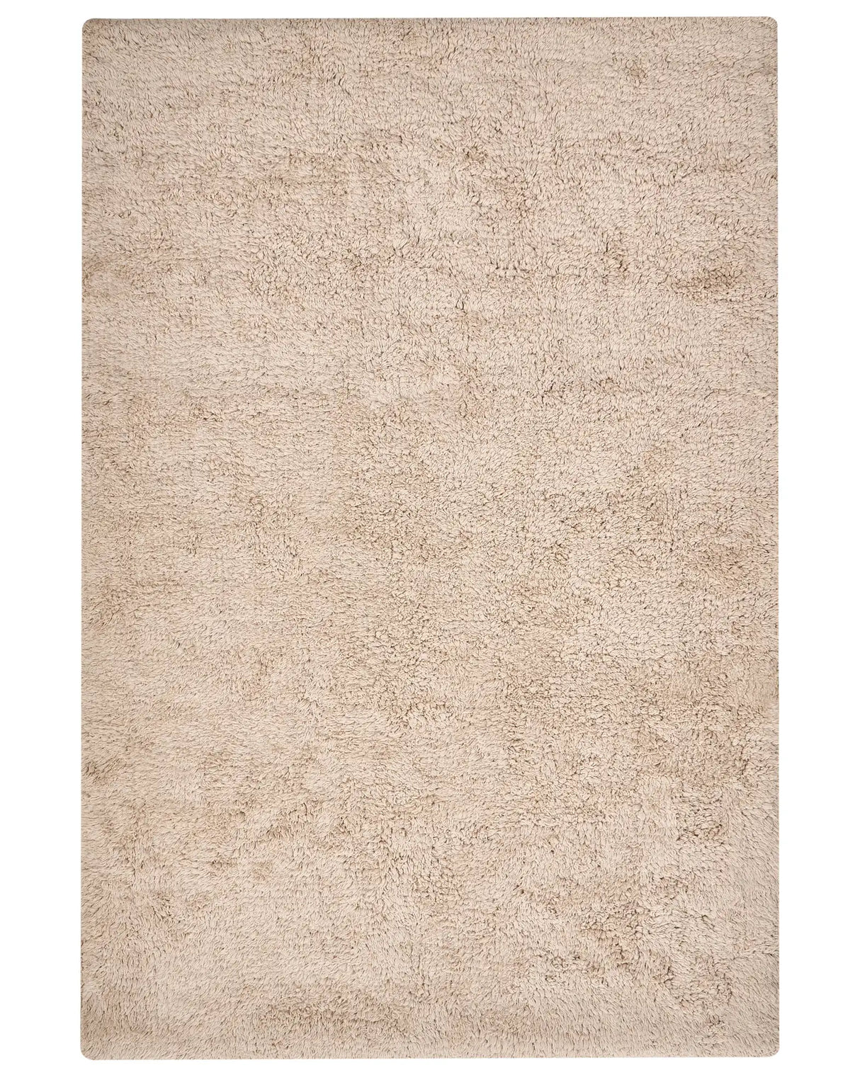 Bath Mat Light Brown Cotton 60 x 90 cm Rectangular Shape Solid Colour Fluffy Bath Rug Bathroom Accessories Modern Design Beliani