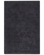 Bath Mat Black Cotton 60 x 90 cm Rectangular Shape Solid Colour Fluffy Bath Rug Bathroom Accessories Modern Design Beliani