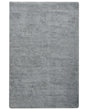 Bath Mat Grey Cotton 60 x 90 cm Rectangular Shape Solid Colour Fluffy Bath Rug Bathroom Accessories Modern Design Beliani