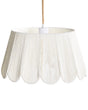 Pendant Lamp Light Beige Paper Rope Shade Iron Base Boho Style Ambient Light Living Room Bedroom Beliani